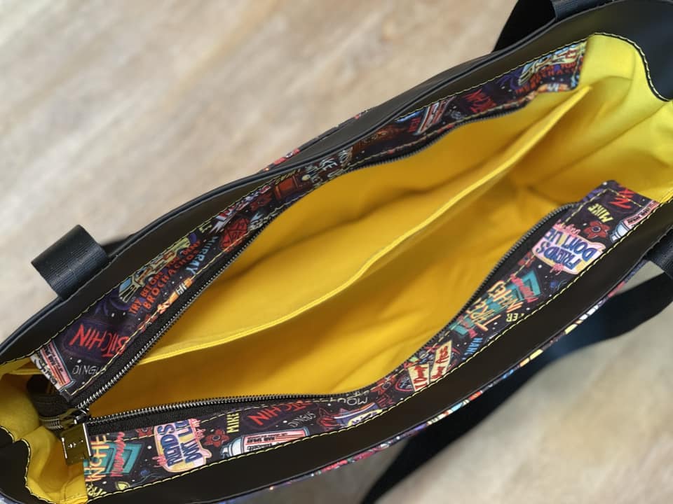 Road Tripster Tote Recessed Zipper ADD-ON (PDF Pattern w/Video Tutorial)