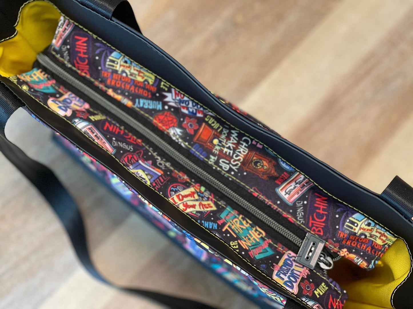 Road Tripster Tote Recessed Zipper ADD-ON (PDF Pattern w/Video Tutorial)