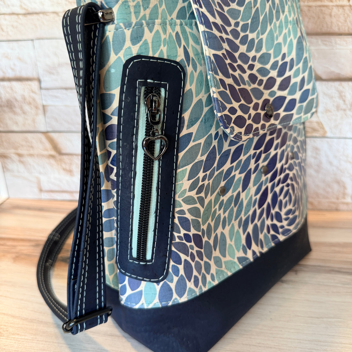 Millie Crossbody Bag - Seaglass Swirls