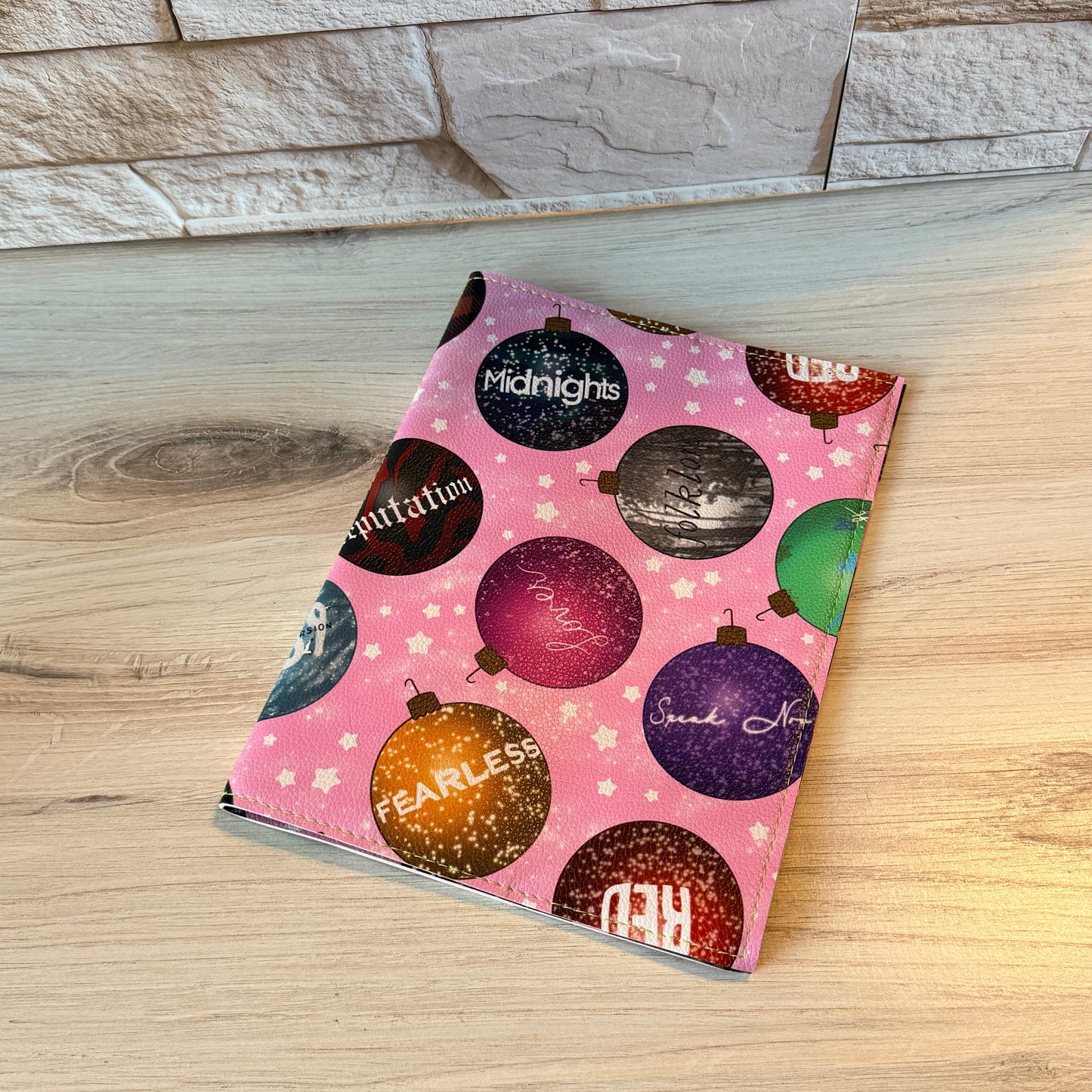 Notebook Cover - Album Ornaments Pink