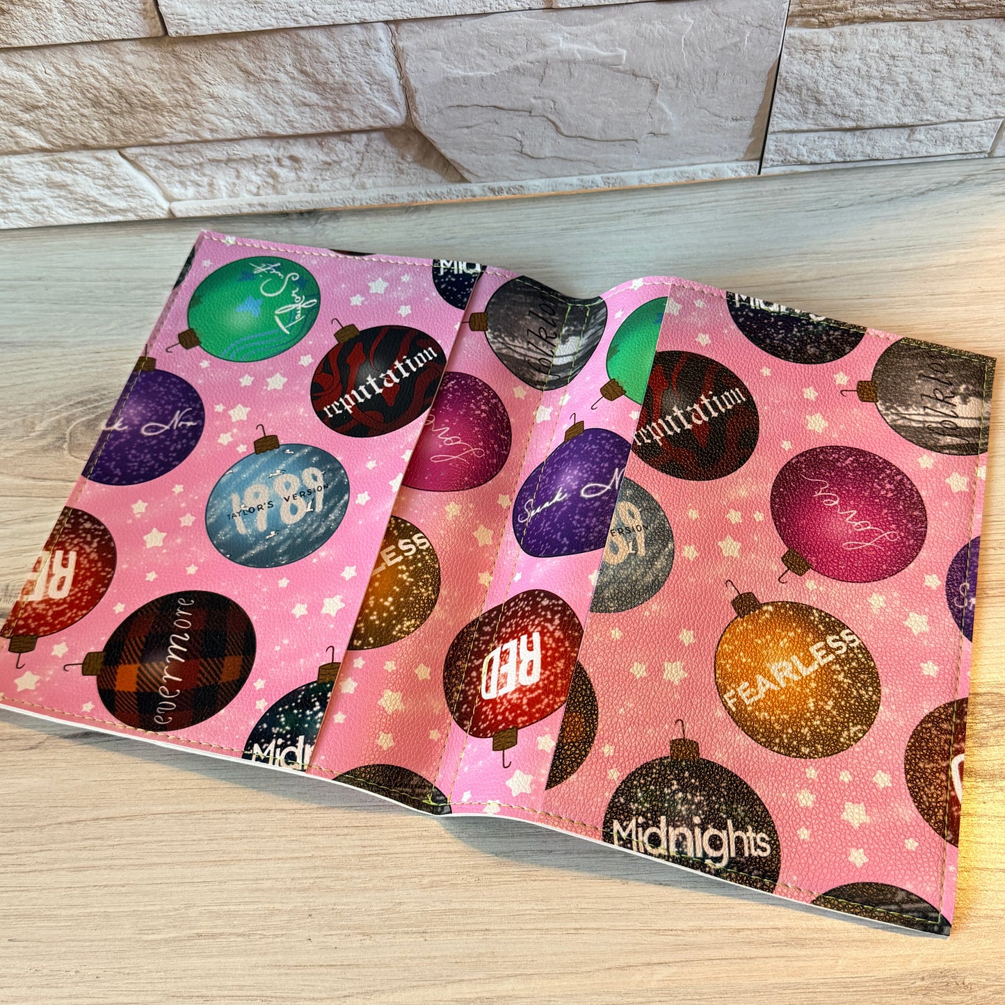 Notebook Cover - Album Ornaments Pink