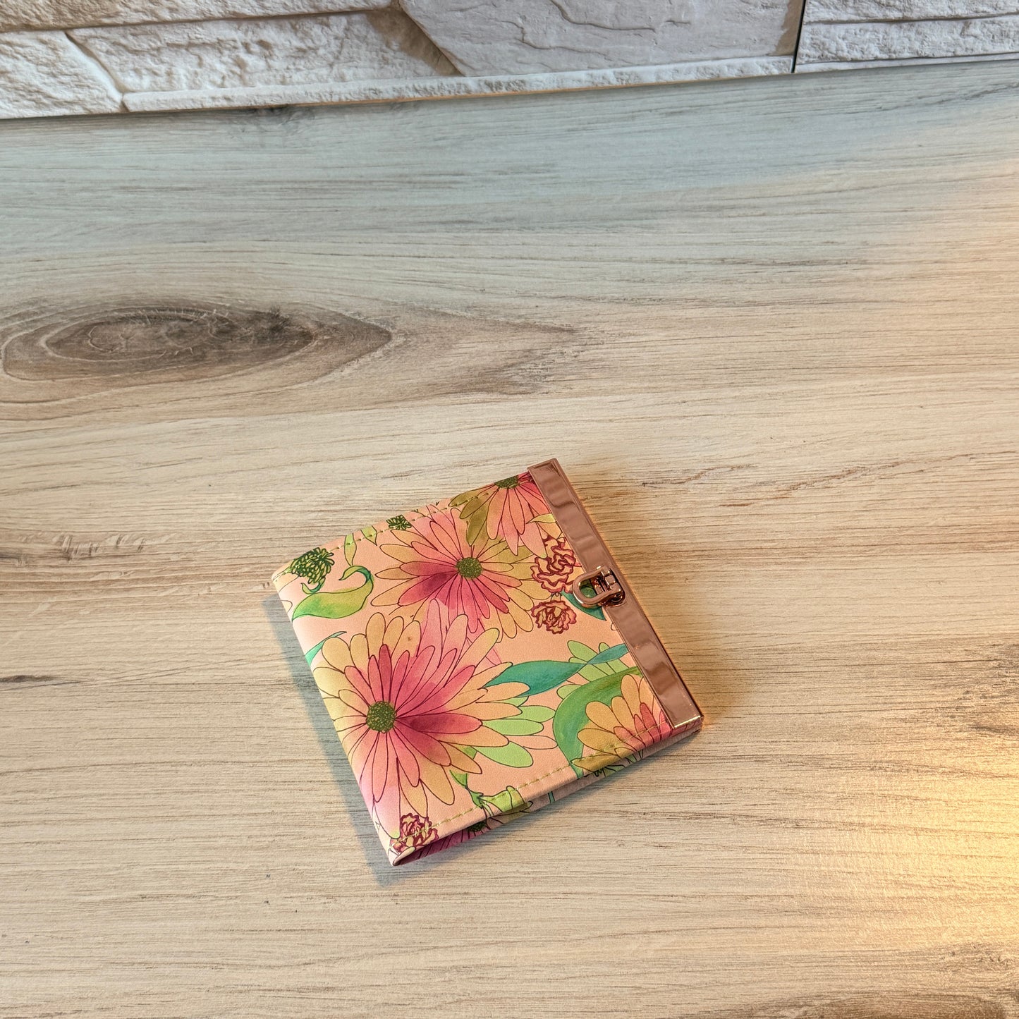 Sine Wallet - Pink Flowers