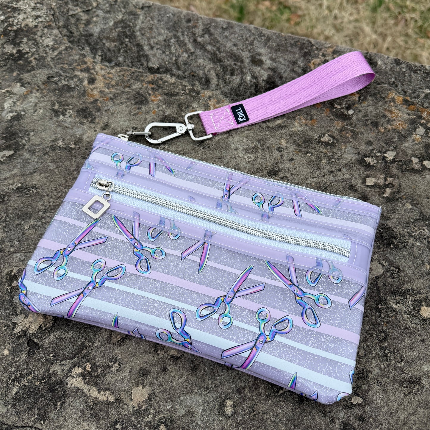 Class Kit: Nooga Clear and Jelly Wristlet - Rainbows