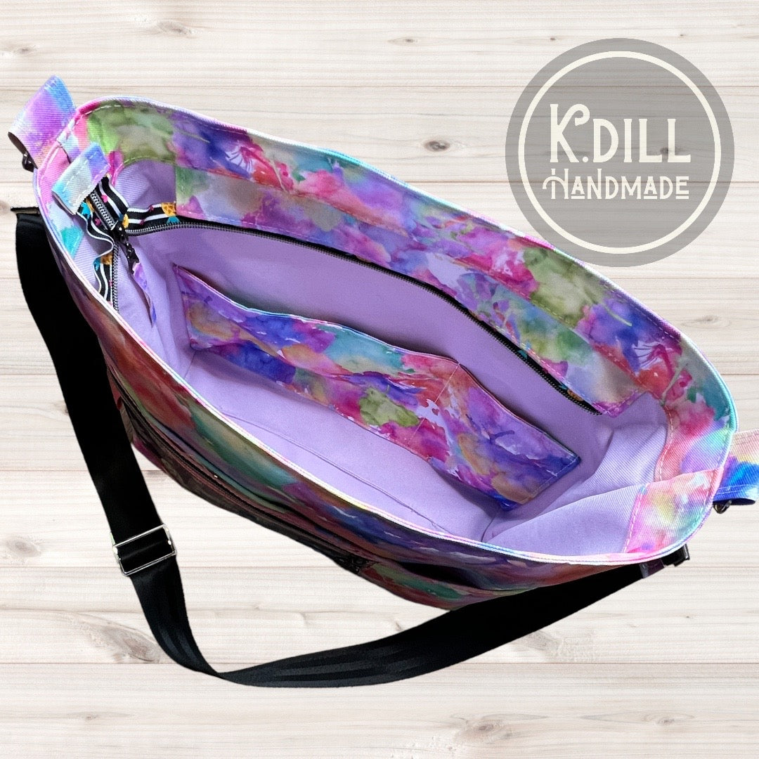 Road Tripster Tote Recessed Zipper ADD-ON (PDF Pattern w/Video Tutorial)