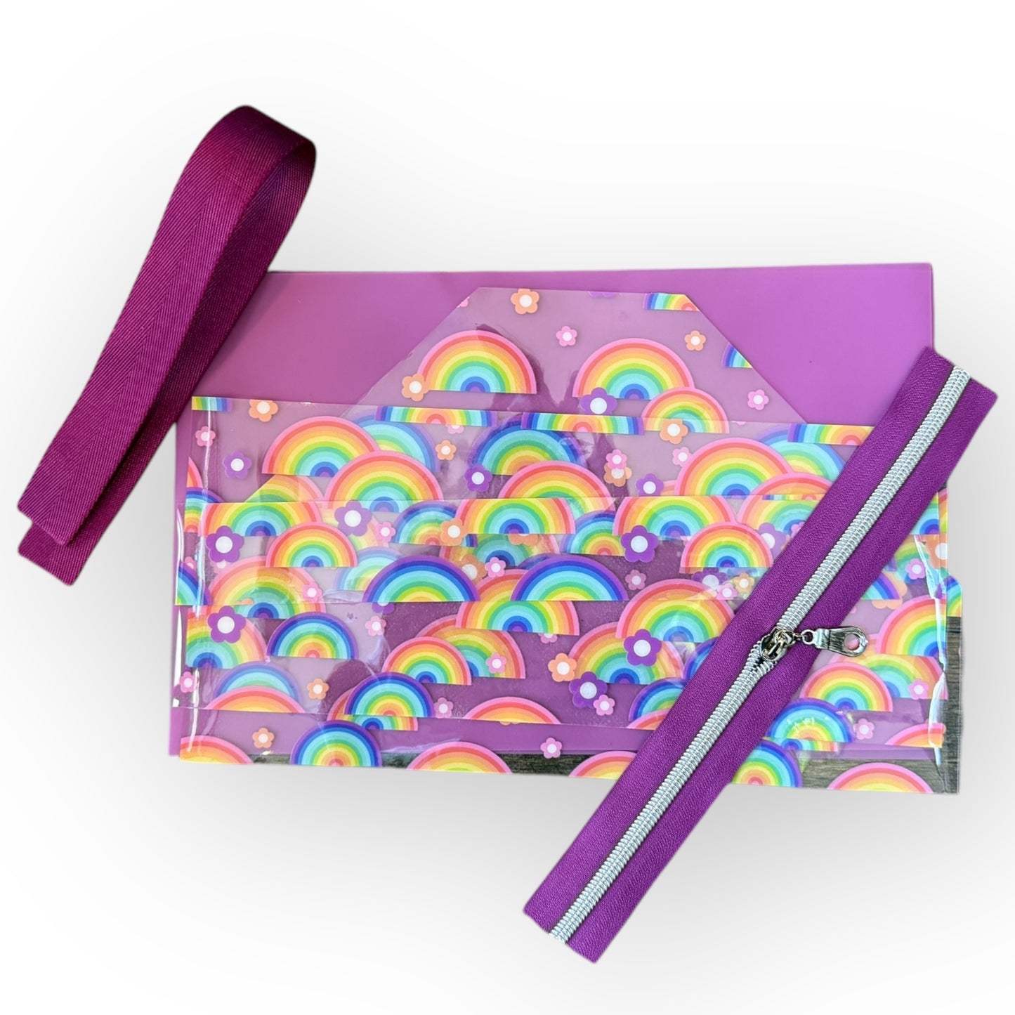 Class Kit: Nooga Clear and Jelly Wristlet - Rainbows