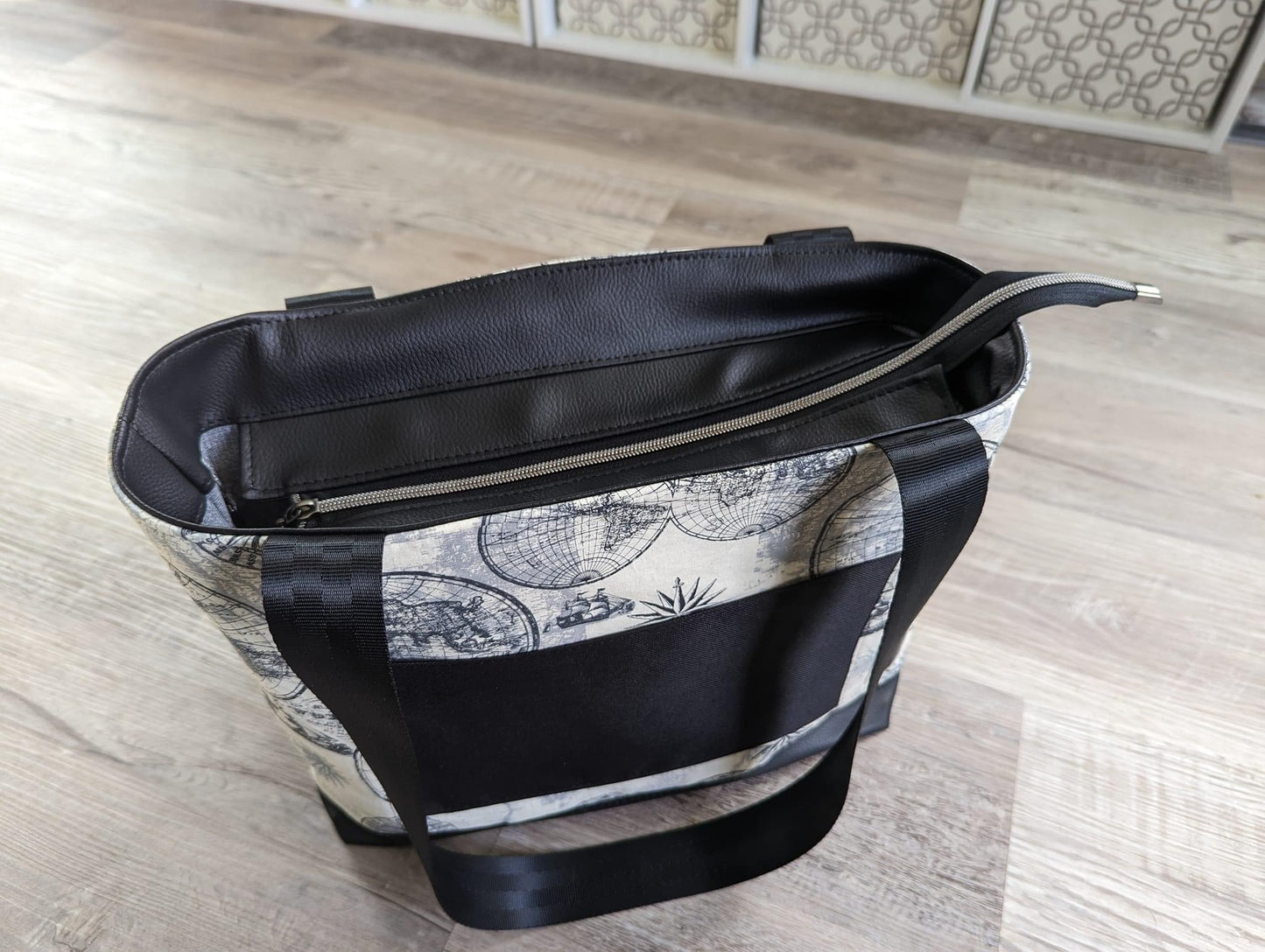 Road Tripster Tote Recessed Zipper ADD-ON (PDF Pattern w/Video Tutorial)
