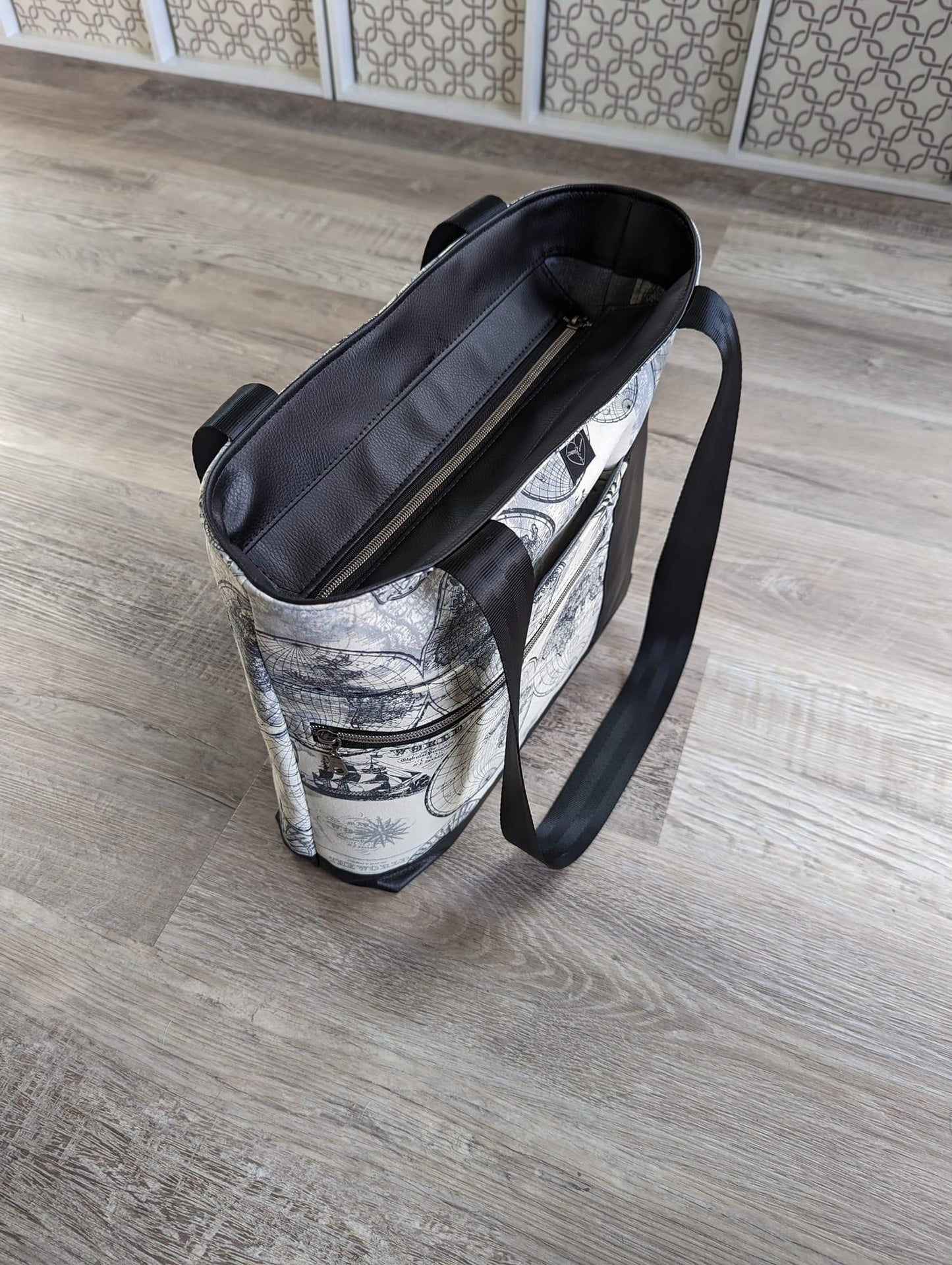 Road Tripster Tote Recessed Zipper ADD-ON (PDF Pattern w/Video Tutorial)