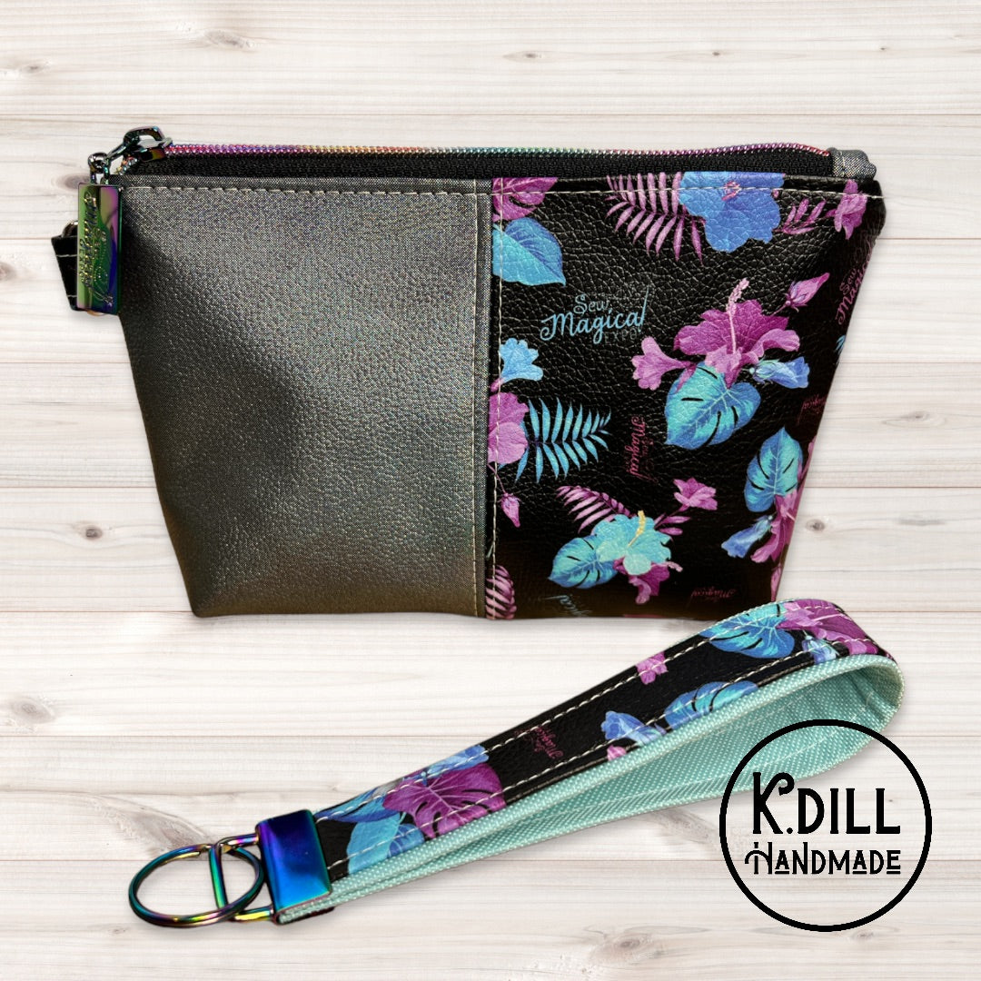 FREE! Color Block Wristlet (PDF Pattern w/Video Tutorial)