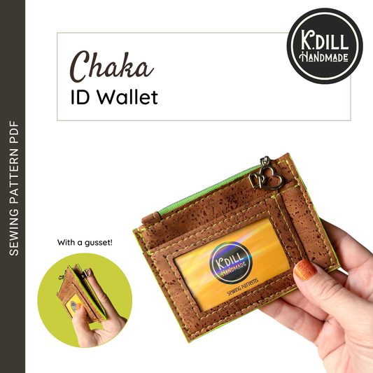 Chaka ID Wallet (PDF Pattern w/Video Tutorial)