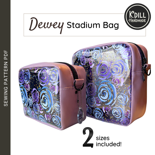 Dewey Stadum Bag (PDF Pattern w/Video Tutorial)