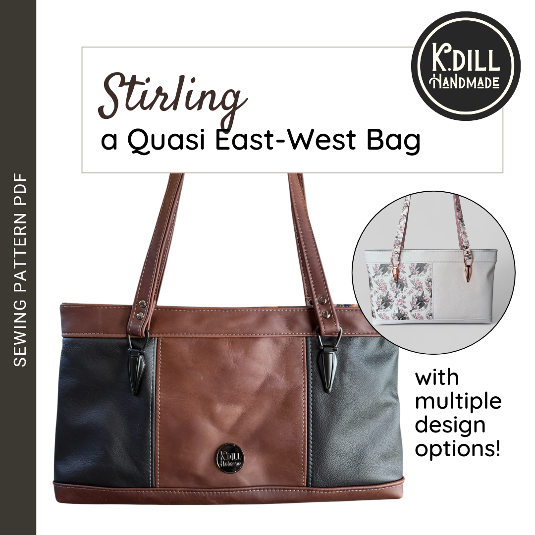 Stirling East West Bag (PDF Pattern w/Video Tutorial)