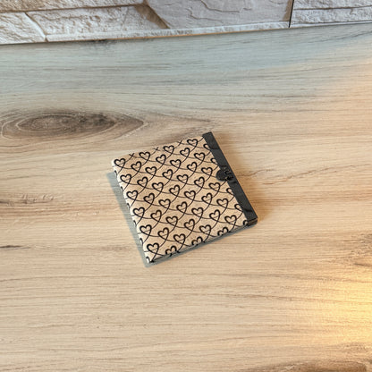 Sine Wallet - Cork Hearts