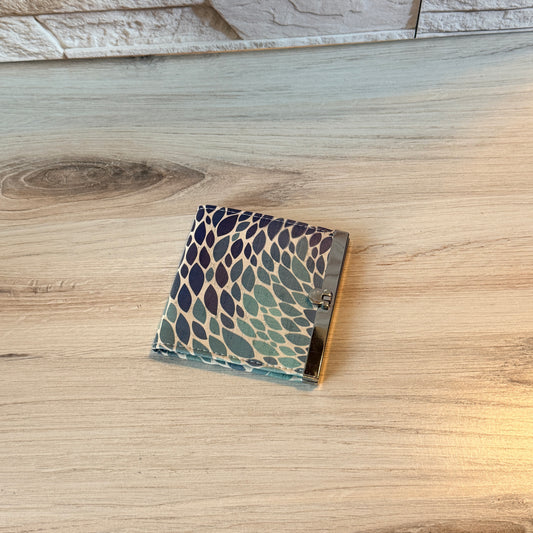 Sine Wallet - Blue Leaves