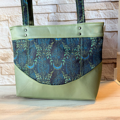 Scoops Ahoy Tote - Olive Snakes