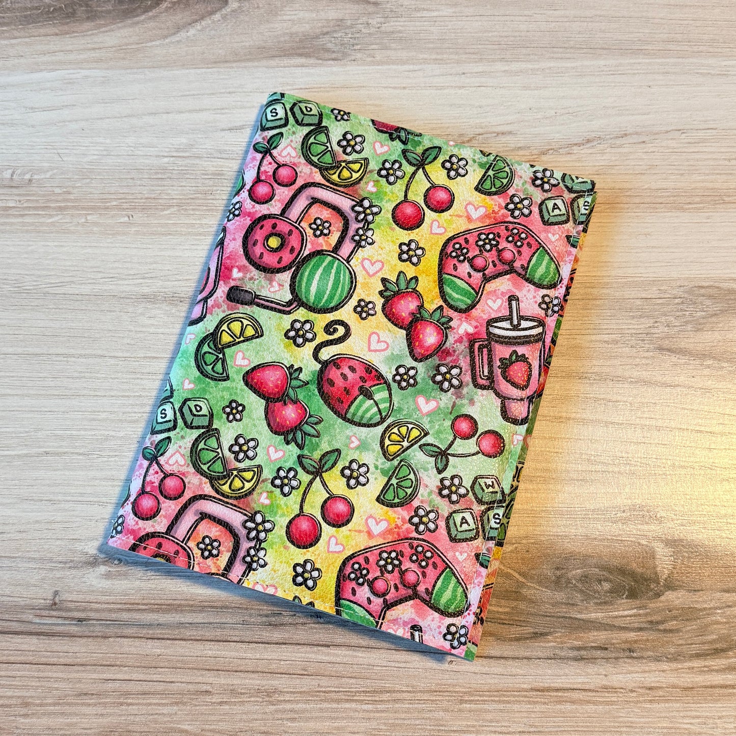 Notebook Cover - Gaming Fruit