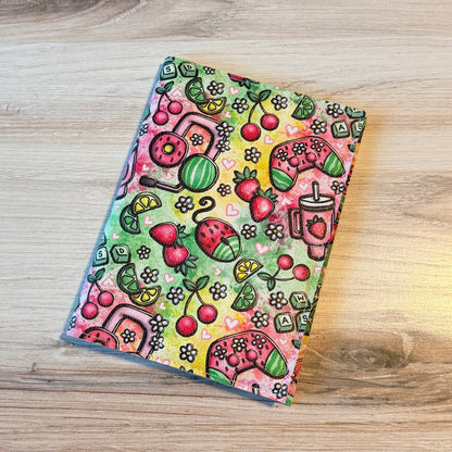 Notebook Cover - Gaming Fruit