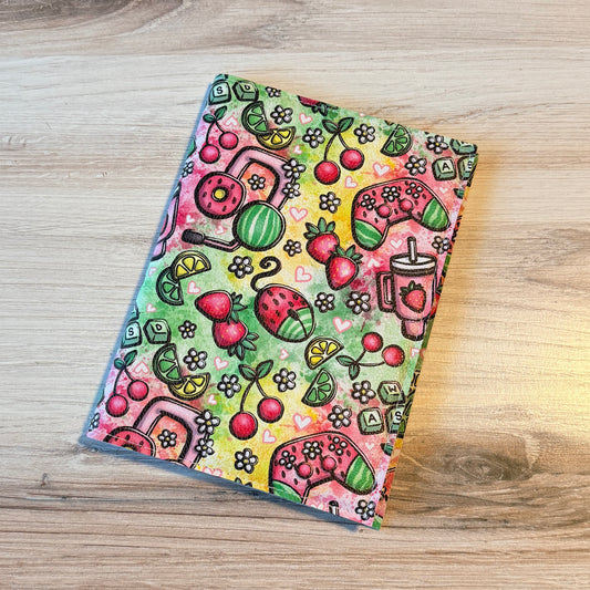 Notebook Cover - Gaming Fruit
