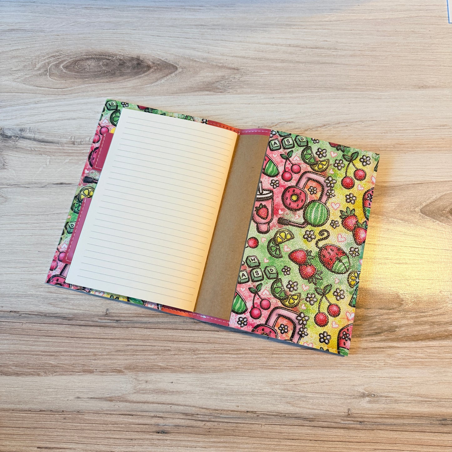 Notebook Cover - Gaming Fruit