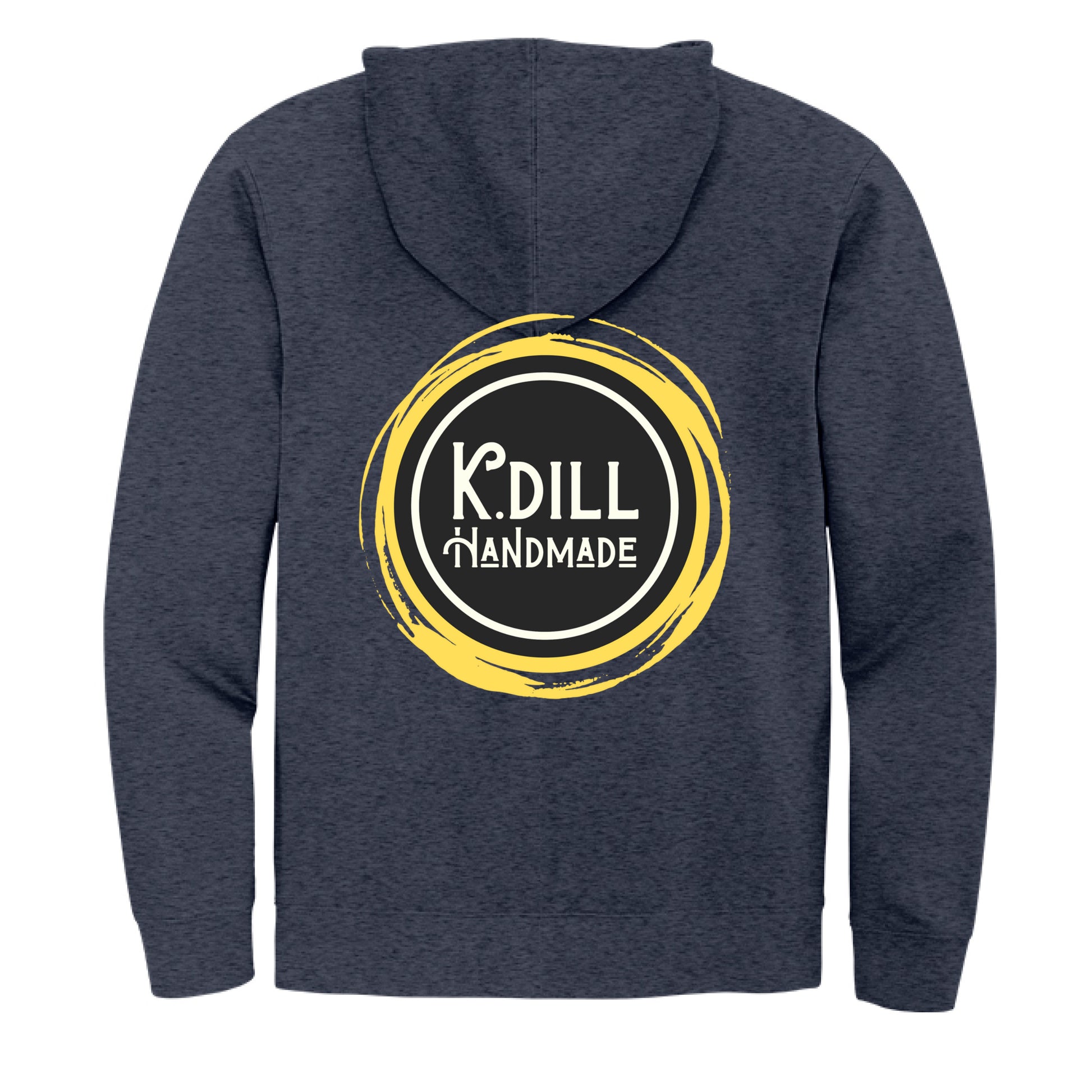 Heathered Navy - BACK