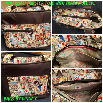 Road Tripster Tote Travel Sleeve ADD-ON (PDF Pattern w/Video Tutorial)