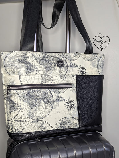 Road Tripster Tote Travel Sleeve ADD-ON (PDF Pattern w/Video Tutorial)